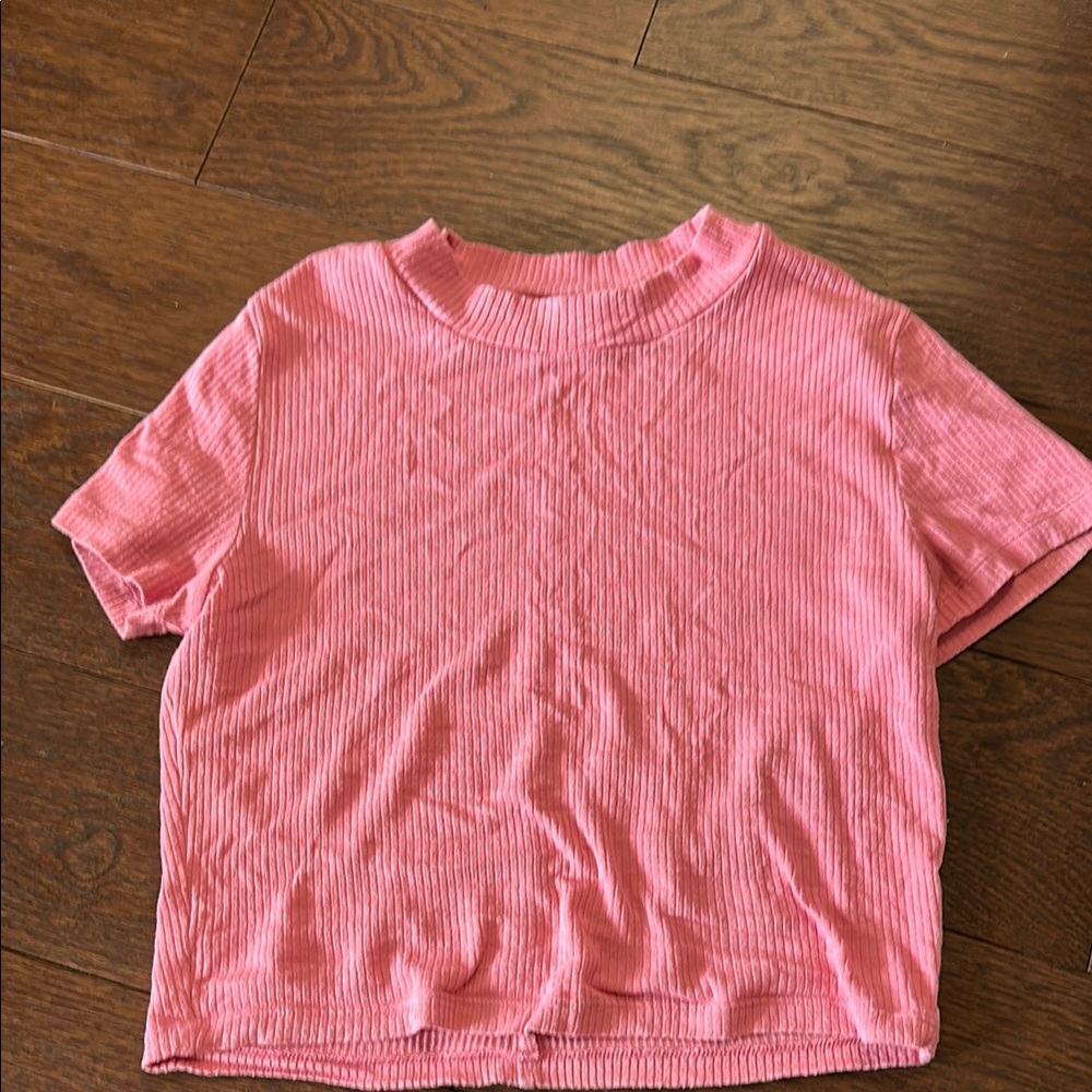 Wilfred Free Rose Ribbed Knit Top